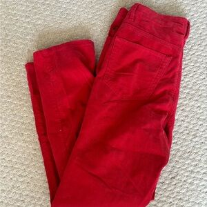 red pants